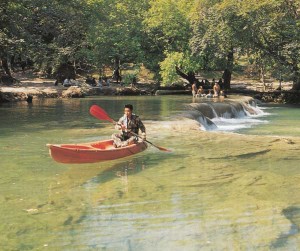 พายเรือชมน้ำตกเจ็ดสาวน้อย สระบุรี